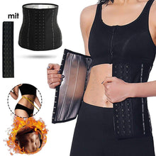 Lade das Bild in den Galerie-Viewer, GOLDEN Bauchweggürtel Schwitzgürtel Sauna Taillentrainer Damen & Herren zum Abnehmen