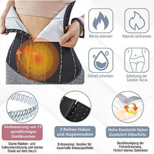 Lade das Bild in den Galerie-Viewer, GOLDEN Bauchweggürtel Schwitzgürtel Sauna Taillentrainer Damen & Herren zum Abnehmen