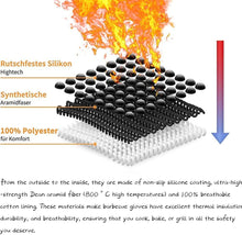 Lade das Bild in den Galerie-Viewer, GOLDEN Grillhandschuhe Grillhandschuhe hitzebeständig feuerfeste Kochhandschuhe für Grill BBQ