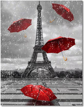 Lade das Bild in den Galerie-Viewer, Kreativset GOLDEN Diamond Painting zubehör bilder Weihnachten( Eiffelturm)