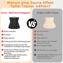 Lade das Bild in den Galerie-Viewer, GOLDEN Bauchweggürtel Schwitzgürtel Sauna Taillentrainer Damen & Herren zum Abnehmen