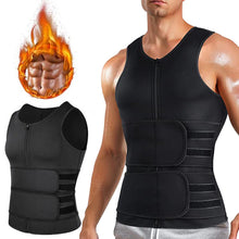 Lade das Bild in den Galerie-Viewer, GOLDEN Bauchweggürtel Fitnessgürtel Schwitzgürtel Bauchweg Abnehmen Tailletrainer für Herren