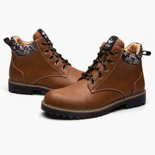 Lade das Bild in den Galerie-Viewer, GOLDEN Winterstiefel Herren Schnürung Lässige Herrenstiefel Outdoorwinterstiefel