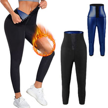 Lade das Bild in den Galerie-Viewer, GOLDEN Leggings Sauna Hose Schwitzhose zum Abnehmen Bauch Weg Shaper Jogginghose