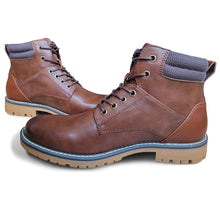 Lade das Bild in den Galerie-Viewer, GOLDEN Winterstiefel Herren Schnürung Lässige Herrenstiefel Winterstiefel