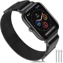 Lade das Bild in den Galerie-Viewer, GOLDEN Smartwatch mit Telefon Fitnessuhr Sportuhr für iOS und Android Smartwatch