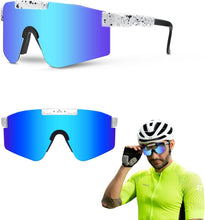 Lade das Bild in den Galerie-Viewer, GOLDEN Sonnenbrille Schutzbrille Sportbrille Fahrradbrille Brille UV 400
