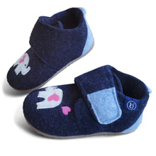 Lade das Bild in den Galerie-Viewer, Hausschuhe Kinder Mädchen Junge Wärme Leicht Klettverschluss