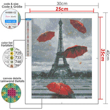 Lade das Bild in den Galerie-Viewer, GOLDEN Kreativset Diamond Painting zubehör bilder Weihnachten( Eiffelturm)