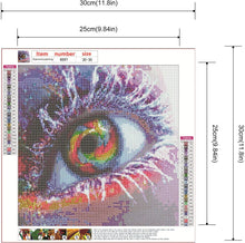 Lade das Bild in den Galerie-Viewer, Kreativset GOLDEN Diamond Painting zubehör bilder Weihnachten -Augen