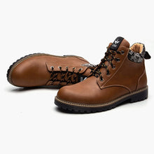 Lade das Bild in den Galerie-Viewer, GOLDEN Winterstiefel Herren Schnürung Lässige Herrenstiefel Outdoorwinterstiefel