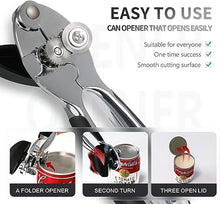 Lade das Bild in den Galerie-Viewer, Dosenöffner Dosenöffner, manueller Dosenöffner mit glatten Kanten
