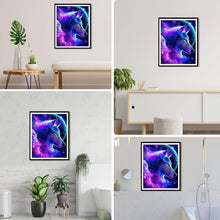 Lade das Bild in den Galerie-Viewer, Kreativset GOLDEN Diamond Painting zubehör bilder Weihnachten ( Sternenwolf)