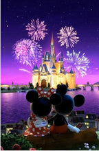 Lade das Bild in den Galerie-Viewer, Kreativset GOLDEN Diamond Painting zubehör bilder Weihnachten(Feuerwerk)