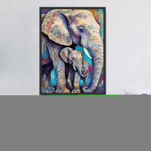 Lade das Bild in den Galerie-Viewer, GOLDEN Gemälde 5D Diamond Painting, DIY Malen Nach Zahlen Dekor 30 x 40cm (Elepant)