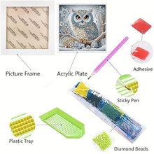 Lade das Bild in den Galerie-Viewer, Kreativset Diamond Painting zubehör bilder Weihnachten geformte Diamanten 35x35cm