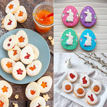 Lade das Bild in den Galerie-Viewer, Backform Plätzchen Ausstecher Ostern Keksausstecher 8 Stück Ausstechformen