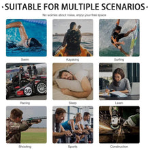 Lade das Bild in den Galerie-Viewer, GOLDEN Schwimm-Ohrstöpsel Wiederverwendbare Silikon Komfortable mit Geräuschunterdrückung 2 paar