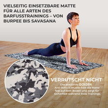 Lade das Bild in den Galerie-Viewer, GOLDEN TPE Sportmatte Yogamatte 8mm Rutschfest 183*81*0.80cm