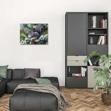 Lade das Bild in den Galerie-Viewer, Kreativset GOLDEN Diamond Painting Wandspiegel Rund Acryl