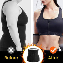 Lade das Bild in den Galerie-Viewer, GOLDEN Bauchweggürtel Schwitzgürtel Sauna Taillentrainer Damen & Herren zum Abnehmen