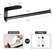 Lade das Bild in den Galerie-Viewer, GOLDEN Küchenrollenhalter Küchenrollenhalter Ohne Bohren, Edelstahl 304 Papierhandtuchhalter
