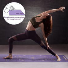 Lade das Bild in den Galerie-Viewer, GOLDEN® Yogamatte rutschfest aus Kautschuk XL groß 4mm Dicke 183cm Länge Align