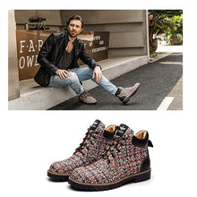 Lade das Bild in den Galerie-Viewer, GOLDEN Winterstiefel Herren Schnürung Lässige Herrenstiefel Outdoorwinterstiefel