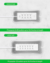 Lade das Bild in den Galerie-Viewer, KabelmanagementBoxKits Steckdosenleiste mit HandyTabletHalter
