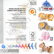 Lade das Bild in den Galerie-Viewer, Kindergeschirr-Set Kindergeschirr-Set 5 Teile aus Bambusfaser und Maisstärke, Teller