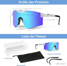 Lade das Bild in den Galerie-Viewer, GOLDEN Sonnenbrille Schutzbrille Sportbrille Fahrradbrille Brille UV 400