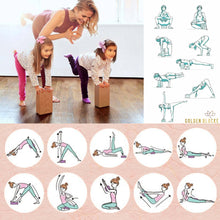 Lade das Bild in den Galerie-Viewer, Yogablock GOLDEN Yogablock Holz Supra Grip - ökologisch hergestellt -GOLDEN Yogaklotz aus Naturkork für Yoga und Pilates - Yoga Block für Anfänger und Fortgeschrittene