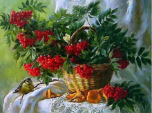 Lade das Bild in den Galerie-Viewer, Kreativset GOLDEN Diamond Painting zubehör bilder Weihnachten(Blumenkorb)