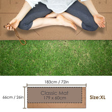 Lade das Bild in den Galerie-Viewer, GOLDEN Yogamatte Faltbar rutschfest Schadstofffrei, 1,5mm Dünne Leicht ökologische Reise Matte/Handtuch aus Naturkautschuk, Waschbar mit Tasche Tragegurt aus Kork Order PU, Hot Yoga Bikram