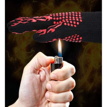 Lade das Bild in den Galerie-Viewer, GOLDEN Grillhandschuhe Grillhandschuhe hitzebeständig feuerfeste Kochhandschuhe für Grill BBQ
