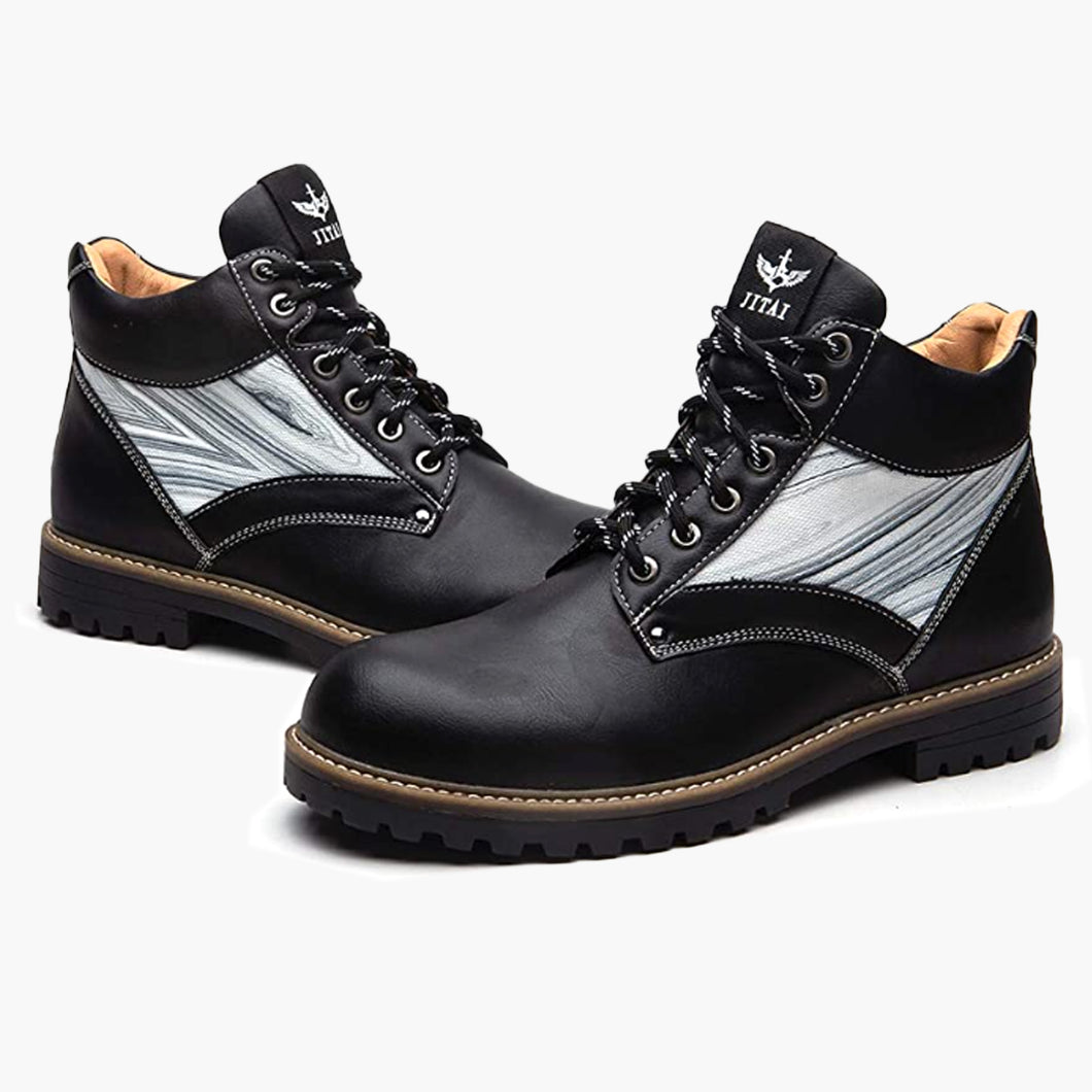 GOLDEN Winterstiefel Herren Schnürung Lässige Herrenstiefel Winterstiefel