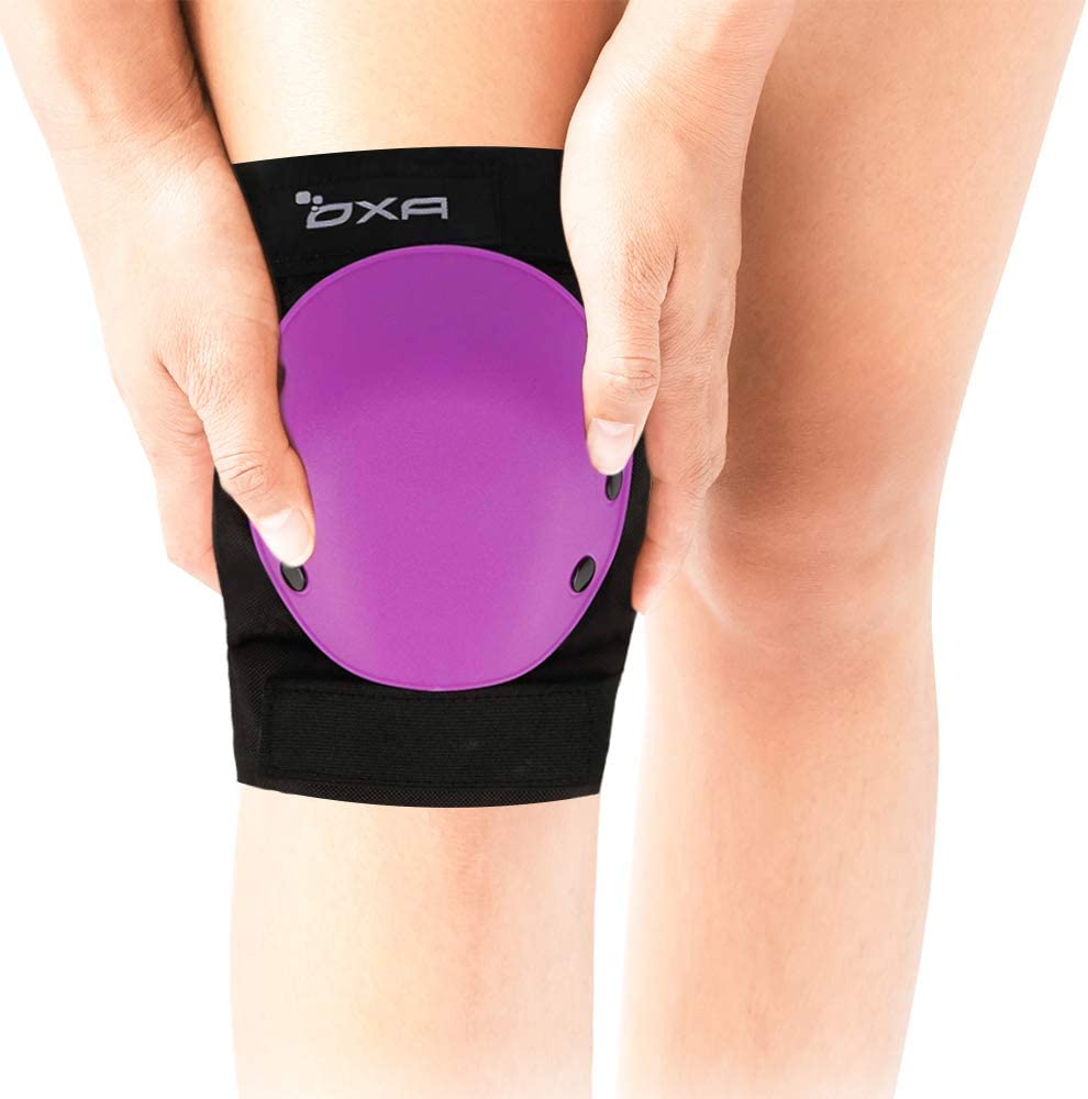 GOLDEN Knieschutz Sport kniebandage,Knieschoner Fahrad Skate Board Volleyball SKI Eislaufen Felsklettern Dick Schwamm Kollision Vermeidung Kneepad Anti-Rutsch Knieschoner Volleyball Beschützer(1 Paar)