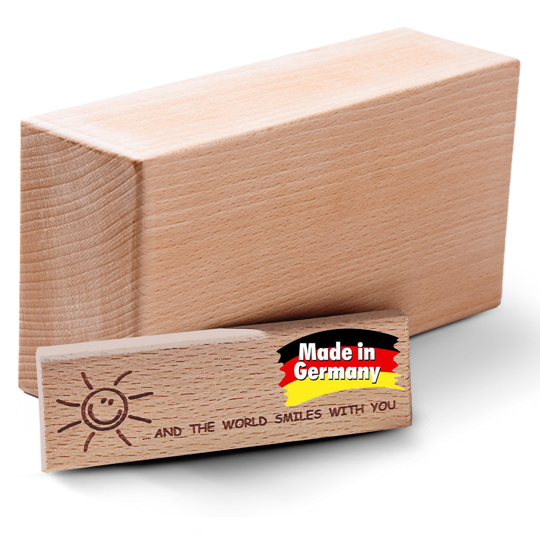 Yogablock GOLDEN Yogablock Holz Supra Grip - ökologisch hergestellt -GOLDEN Yogaklotz aus Naturkork für Yoga und Pilates - Yoga Block für Anfänger und Fortgeschrittene