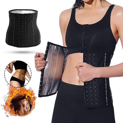 GOLDEN Bauchweggürtel Schwitzgürtel Sauna Taillentrainer Damen & Herren zum Abnehmen