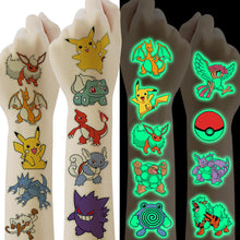 Lade das Bild in den Galerie-Viewer, Tattoo Kinder, 8 Blätter Tattoo Aufkleber, Cartoon Temporäre Tattoo
