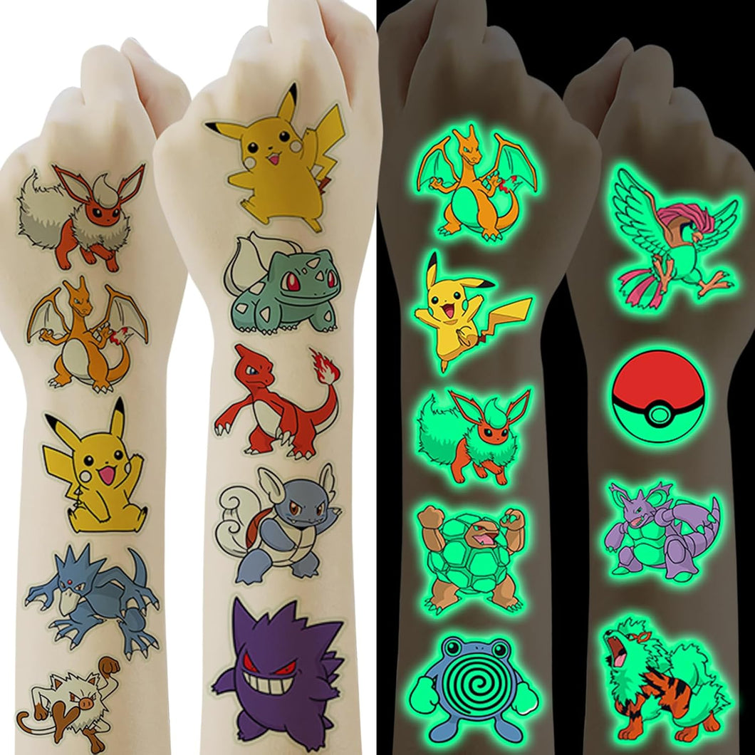 Tattoo Kinder, 8 Blätter Tattoo Aufkleber, Cartoon Temporäre Tattoo