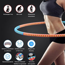 Lade das Bild in den Galerie-Viewer, GOLDEN Hula-Hoop-Reifen Hula Hoop für Erwachsene &amp; Kinder zur Gewichtsabnahme und Massage
