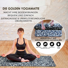 Lade das Bild in den Galerie-Viewer, GOLDEN TPE Sportmatte Yogamatte 8mm Rutschfest 183*81*0.80cm
