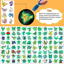 Lade das Bild in den Galerie-Viewer, Tattoo Kinder, 8 Blätter Tattoo Aufkleber, Cartoon Temporäre Tattoo
