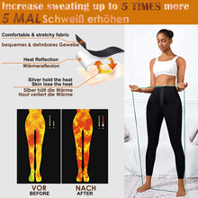 Lade das Bild in den Galerie-Viewer, GOLDEN Leggings Sauna Hose Schwitzhose zum Abnehmen Bauch Weg Shaper Jogginghose
