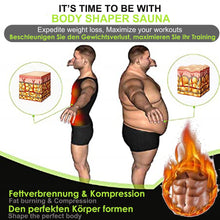 Lade das Bild in den Galerie-Viewer, GOLDEN Schwitzanzug abnehmen Weste Herren Sauna Tank Top Taille Trainer Schwitzweste
