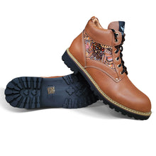 Lade das Bild in den Galerie-Viewer, GOLDEN Winterstiefel Herren Schnürung Lässige Herrenstiefel Outdoorwinterstiefel
