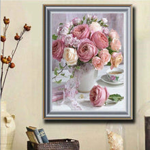 Lade das Bild in den Galerie-Viewer, GOLDEN Kreativset GOLDEN Diamond Painting zubehör bilder Weihnachten (Tisch und Vase)
