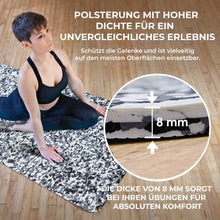 Lade das Bild in den Galerie-Viewer, GOLDEN TPE Sportmatte Yogamatte 8mm Rutschfest 183*81*0.80cm
