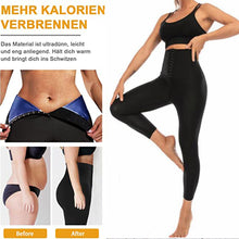 Lade das Bild in den Galerie-Viewer, GOLDEN Leggings Sauna Hose Schwitzhose zum Abnehmen Bauch Weg Shaper Jogginghose
